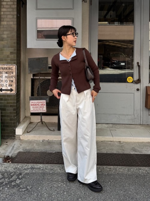 セール】レイヤード風リブニットトップス（ニット/セーター