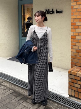 「titivate（ティティベイト）のアイテム（ワンピース/ドレス）」を使った、titivateさん（レディース・162cm）の冬コーディネート