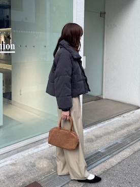 「アイテム（バレエシューズ）」を使った、titivateさん（レディース・167cm）の秋コーディネート