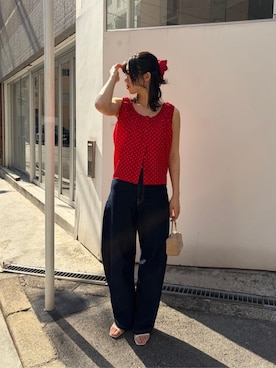「miette（ミエット）のアイテム」を使った、titivateさん（レディース・162cm）の春コーディネート