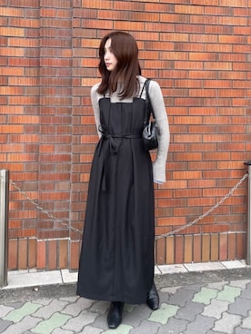 「titivate（ティティベイト）のアイテム（ニット/セーター）」を使った、titivateさん（レディース・167cm）の秋コーディネート