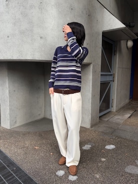 「miette（ミエット）のアイテム」を使った、titivateさん（レディース・162cm）の冬コーディネート