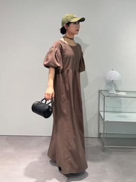 「titivate（ティティベイト）のアイテム（ワンピース/ドレス）」を使った、titivateさん（レディース・157cm）の春コーディネート