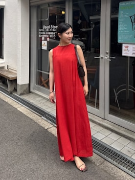 「titivate（ティティベイト）のアイテム（サンダル）」を使った、titivateさん（レディース・157cm）の夏コーディネート