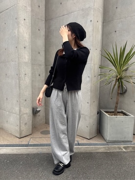 「アイテム（ローファー）」を使った、titivateさん（レディース・162cm）の秋コーディネート