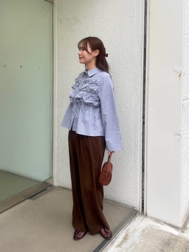 「miette（ミエット）のアイテム」を使った、titivateさん（レディース・158cm）の冬コーディネート