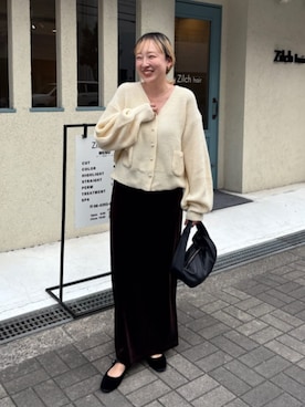 「titivate（ティティベイト）のアイテム（スカート）」を使った、titivateさん（レディース・160cm）の秋コーディネート