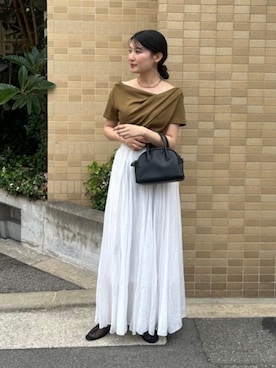 「titivate（ティティベイト）のアイテム（パンプス）」を使った、titivateさん（レディース・160cm）の夏コーディネート