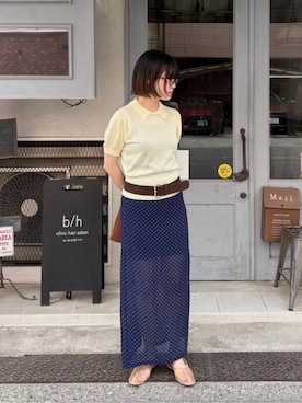 「miette（ミエット）のアイテム」を使った、titivateさん（レディース・161cm）の春コーディネート