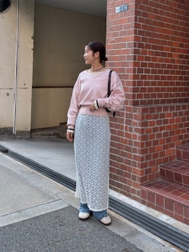 「titivate（ティティベイト）のアイテム（ニット/セーター）」を使った、titivateさん（レディース・157cm）の秋コーディネート