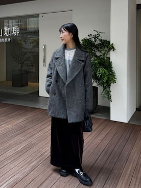 「titivate（ティティベイト）のアイテム（スカート）」を使った、titivateさん（レディース・157cm）の秋コーディネート