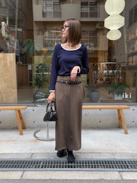 「miette（ミエット）のアイテム」を使った、titivateさん（レディース・166cm）の冬コーディネート