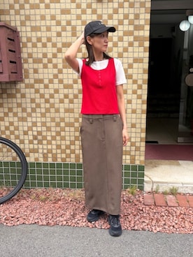 「miette（ミエット）のアイテム」を使った、titivateさん（レディース・166cm）の夏コーディネート