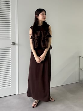 「titivate（ティティベイト）のアイテム（ワンピース/ドレス）」を使った、titivateさん（レディース・160cm）の春コーディネート