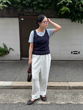 「miette（ミエット）のアイテム」を使った、titivateさん（レディース・150cm）の夏コーディネート