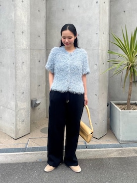 「titivate（ティティベイト）のアイテム（ニット/セーター）」を使った、titivateさん（レディース・158cm）の秋コーディネート