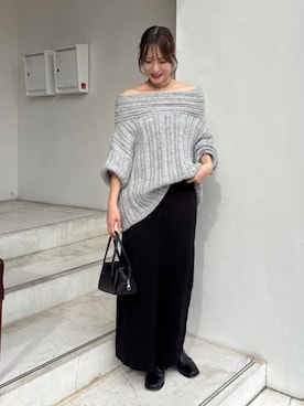 「titivate（ティティベイト）のアイテム（スカート）」を使った、titivateさん（レディース・163cm）の秋コーディネート