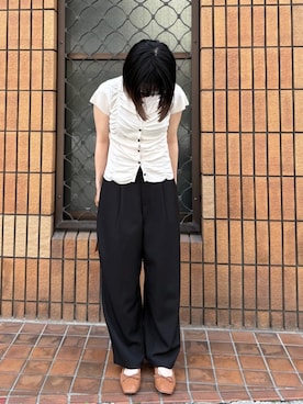 「miette（ミエット）のアイテム」を使った、titivateさん（レディース・161cm）の夏コーディネート