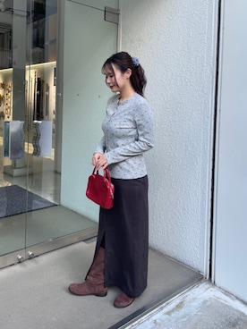 「miette（ミエット）のアイテム」を使った、titivateさん（レディース・158cm）の冬コーディネート