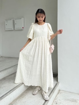 「titivate（ティティベイト）のアイテム（ワンピース/ドレス）」を使った、titivateさん（レディース・158cm）の春コーディネート