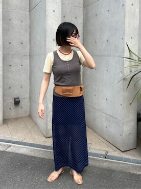 「miette（ミエット）のアイテム」を使った、titivateさん（レディース・161cm）の春コーディネート