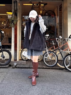 titivateさん（レディース・160cm）の冬コーディネート