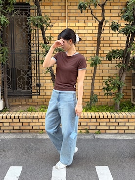 「miette（ミエット）のアイテム」を使った、titivateさん（レディース・162cm）の春コーディネート
