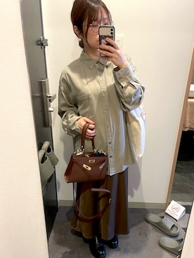 「SLOBE IENA（スローブイエナ）のアイテム（ブーツ）」を使った、minicoさん（レディース・150cm）の秋コーディネート