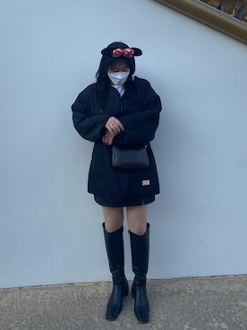 「Java（ジャバ）のアイテム」を使った、miiikiさん（レディース・156cm）の冬コーディネート