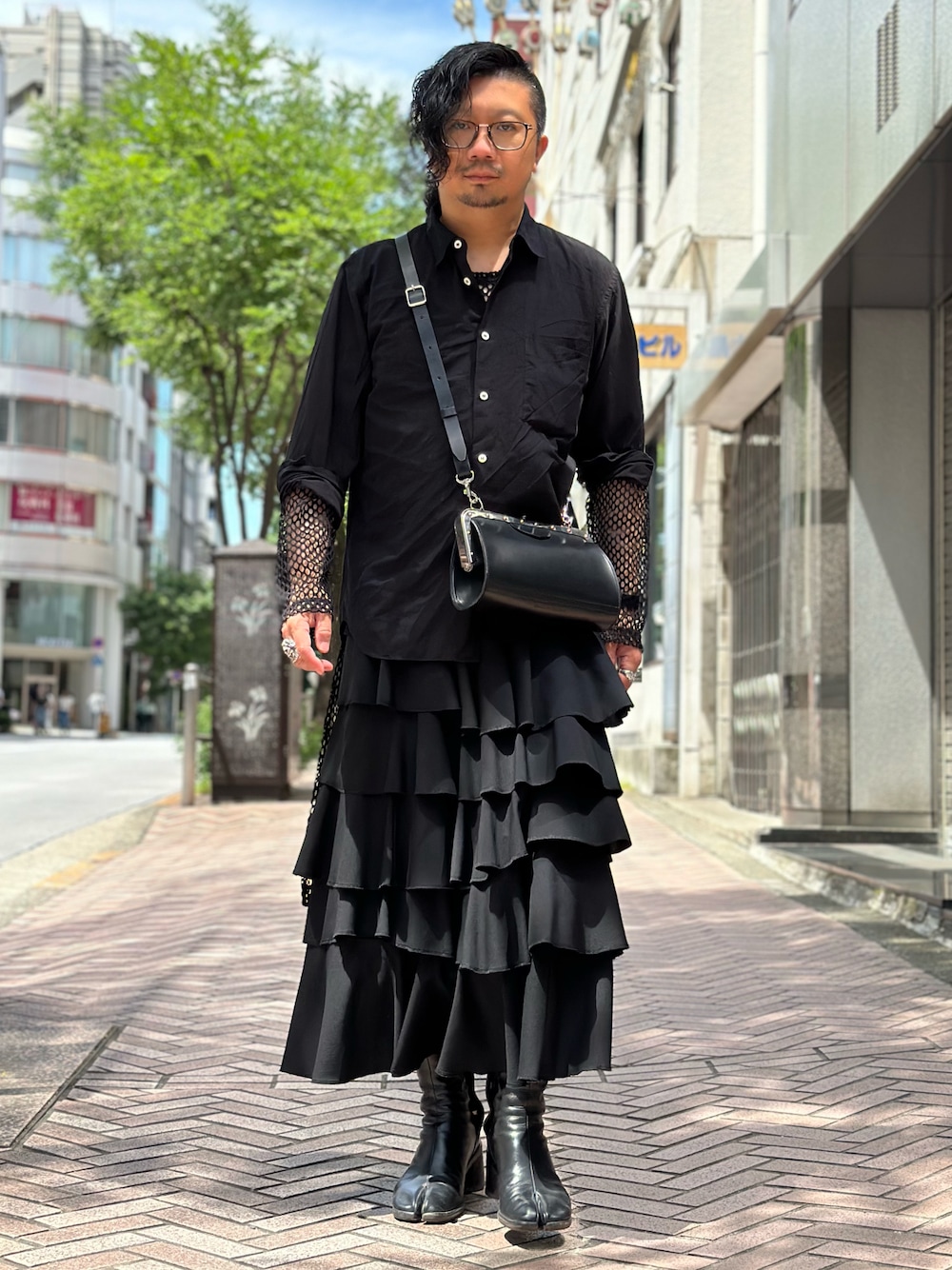 COMME des GARÇONS メンズ プリーツスカートBLACK モード COMME des GARÇONS メンズ プリーツスカートBLACK モード