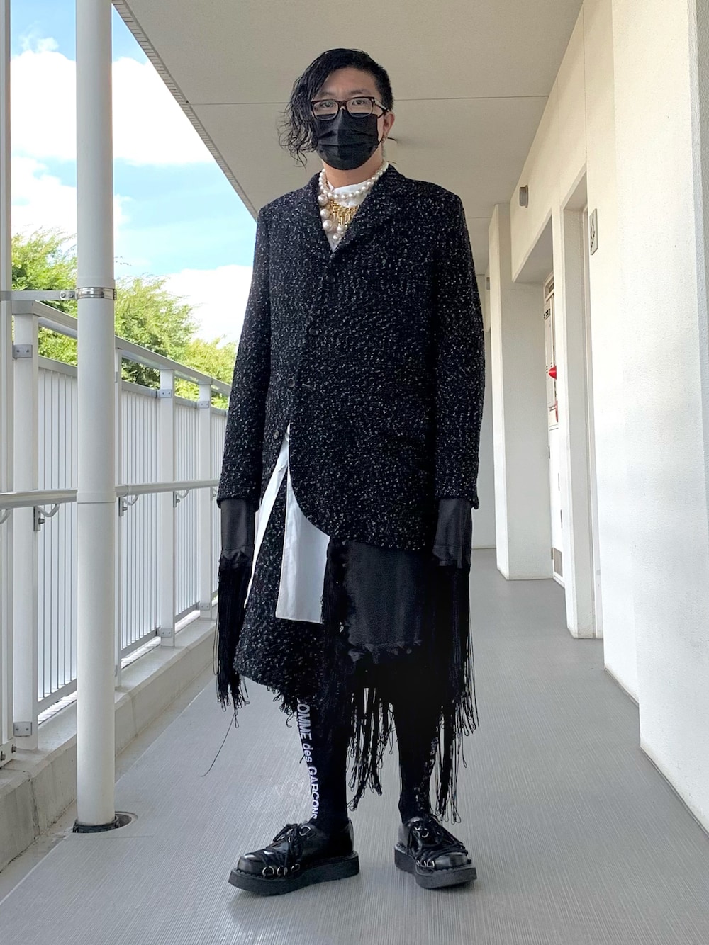 やまんさんの（COMME des GARCONS HOMME PLUS）を使ったコーディネート