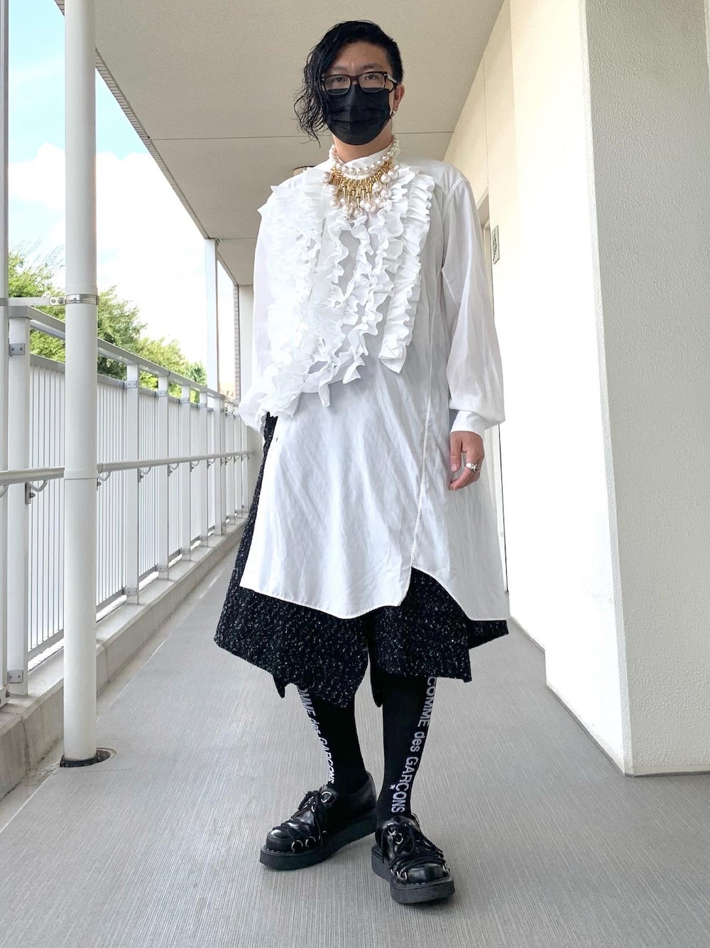 やまん|COMME des GARCONS HOMME PLUSのトップスを使った