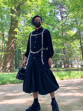 「コムデギャルソンガール」｜やまんさん（メンズ・167cm）の春コーディネート