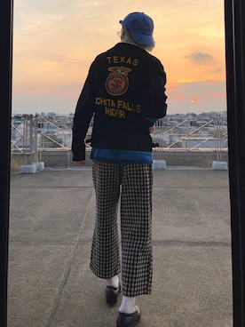 「アイテム（ミリタリージャケット）」を使った、RIKUさん（メンズ・168cm）の秋コーディネート