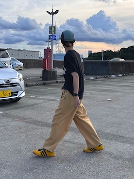 「DEVELOPMENT（ディベロップメント）のアイテム」を使った、RIKUさん（メンズ・168cm）の夏コーディネート