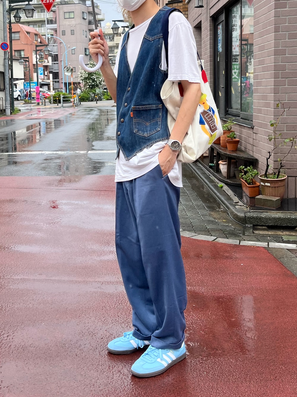 RIKU｜VINTAGEのベストを使ったコーディネート - WEAR