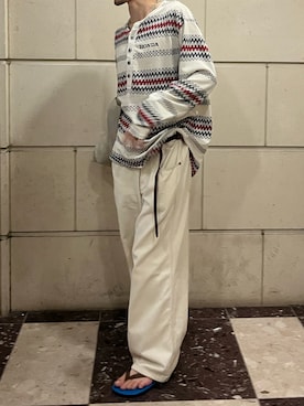 「AURALEE（オーラリー）のアイテム」を使った、ムラタさん（メンズ・168cm）の夏コーディネート