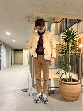 「GERRY（ジェリー）のアイテム（ジャケット/アウター）」を使った、一休さん（メンズ・184cm）の冬コーディネート