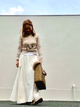 「アイテム（スカート）」を使った、ts.styleさん（レディース・159cm・60代）の秋コーディネート