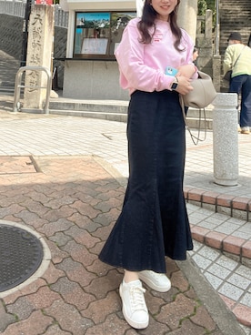 Mさん（レディース・158cm）の春コーディネート