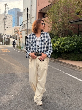 「glamb（グラム）のアイテム」を使った、【glamb】Maikeyさん（メンズ・171cm）の秋コーディネート