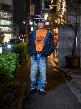 「glamb（グラム）のアイテム」を使った、【glamb】Maikeyさん（メンズ・171cm）の秋コーディネート
