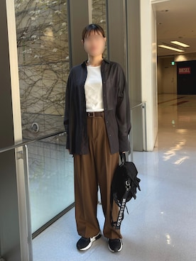 「Honeys（ハニーズ）のアイテム」を使った、ちまさん（レディース・159cm）の秋コーディネート