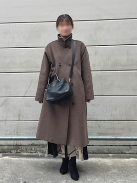 「FURLA（フルラ）のアイテム」を使った、ちまさん（レディース・159cm）の冬コーディネート