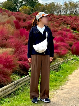 「marimekko（マリメッコ）のアイテム」を使った、ちまさん（レディース・159cm）の秋コーディネート