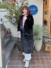 ジャケット・アウター Ameri VINTAGE many way フェイクボアコート