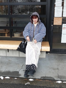 ジャケット/アウターを使った「ドットパンツ」の人気ファッション