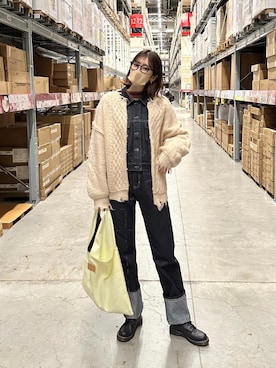 yuさん（レディース・169cm）の冬コーディネート