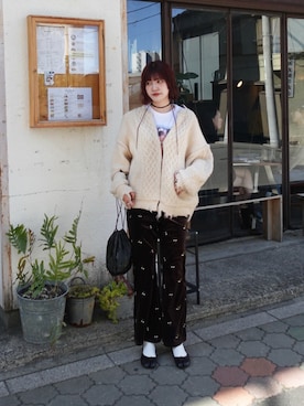 「アイテム（チョーカー）」を使った、yuさん（レディース・170cm）の春コーディネート