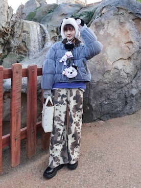 「Chick（チック）のアイテム」を使った、yuさん（レディース・170cm）の冬コーディネート